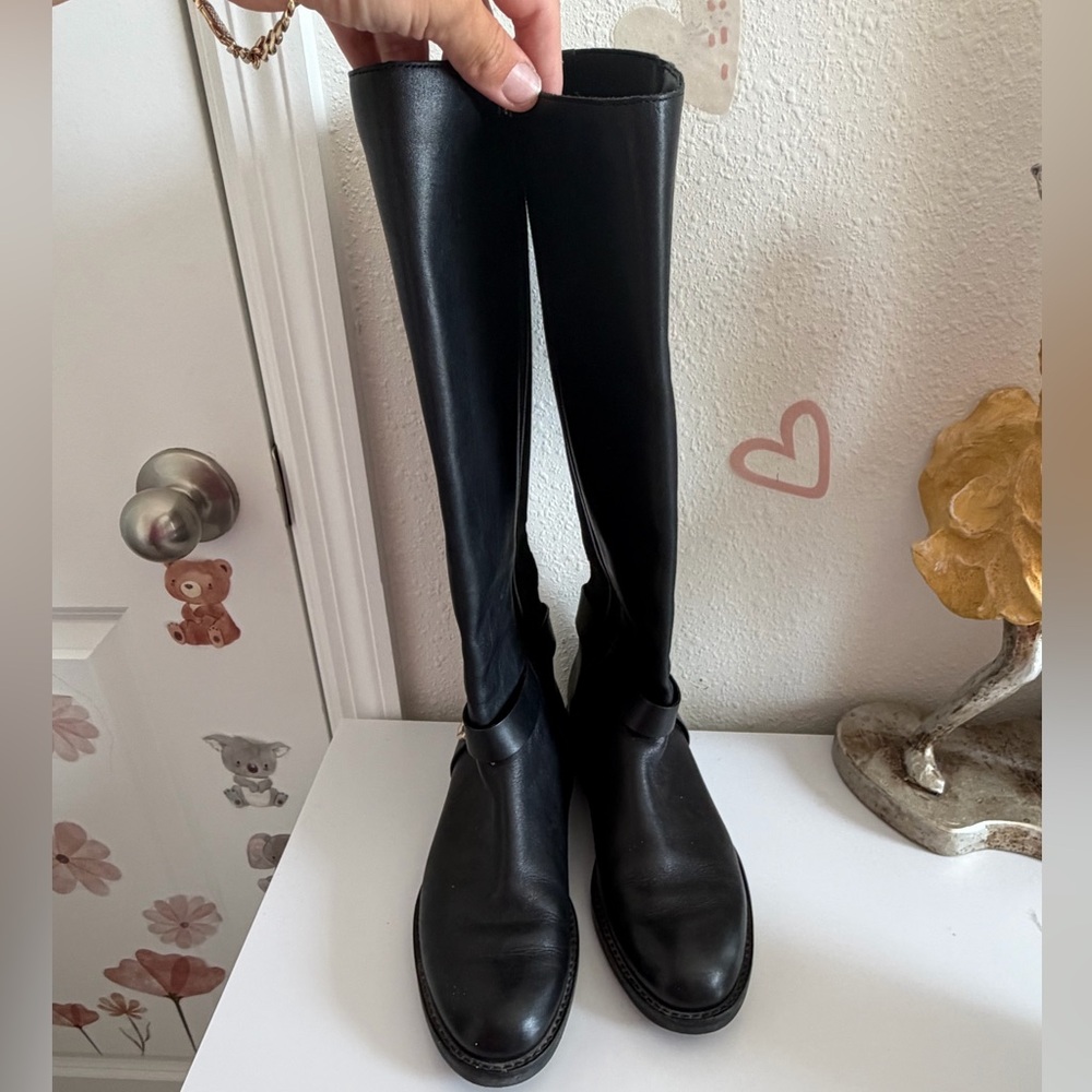 Cole Haan Black Knee-High Riding Boots – Size 7B - Picture 2 of 7